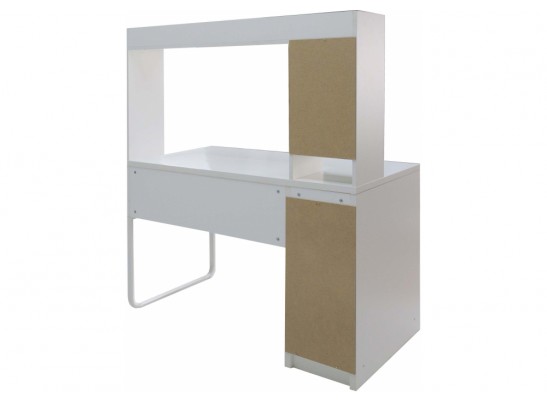 Стол компьютерный Сити-12 белый шелк в Ростове-на-Дону