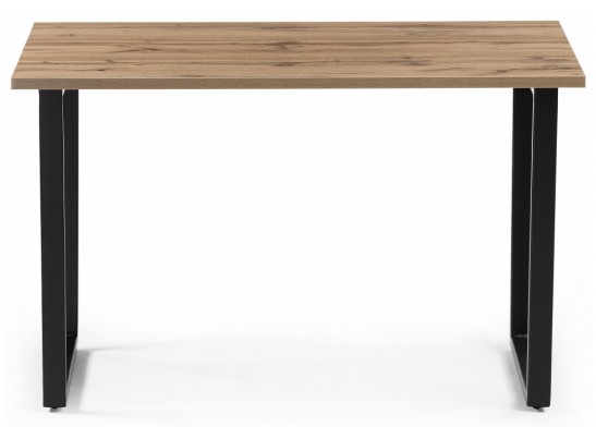 Стол Лота Лофт 140х80х75 25 мм дуб вотан / матовый черный в Ростове-на-Дону