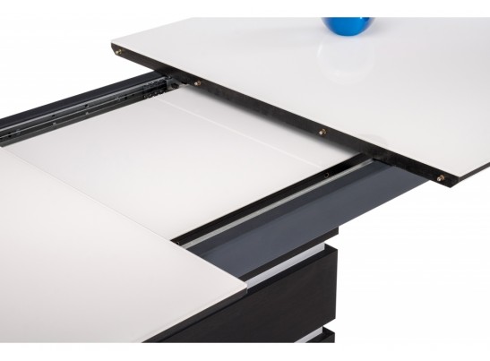 Стол на тумбе Фернан 140(180)х80х76 венге / белый в Ростове-на-Дону