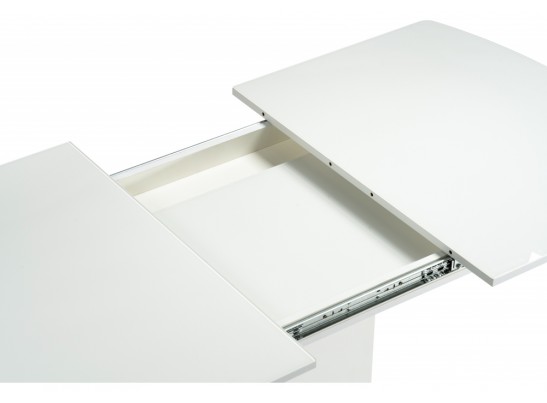 Стол на тумбе Палмер 120 белый / белое стекло в Ростове-на-Дону