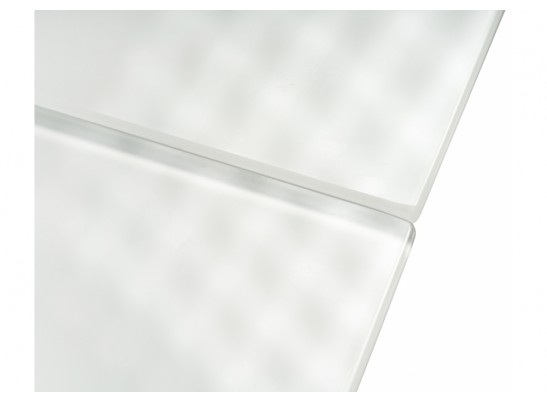 Стол на тумбе Палмер 120 белый / белое стекло в Ростове-на-Дону