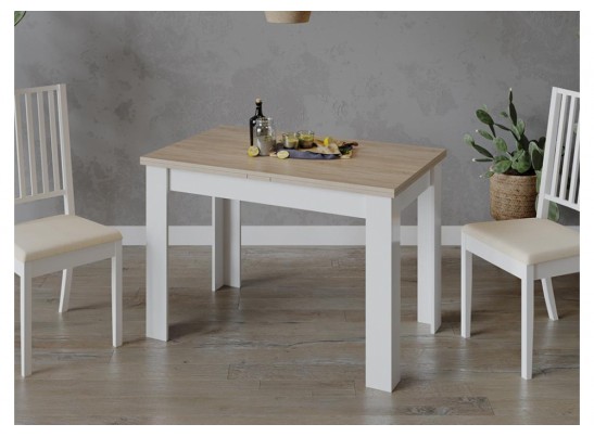 Стол Промо Тип 4 белый / дуб сонома светлый в Ростове-на-Дону