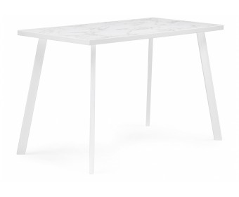 Стол Тринити Лофт 120х60х75 25 мм сабия / белый матовый