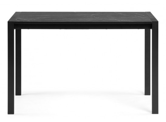 Стол Центавр 120(160)х70х75 файерстоун / черный матовый в Ростове-на-Дону