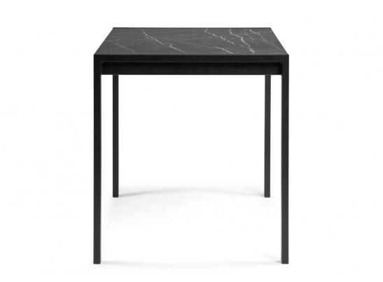 Стол Центавр 120(160)х70х75 файерстоун / черный матовый в Ростове-на-Дону