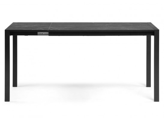 Стол Центавр 120(160)х70х75 файерстоун / черный матовый в Ростове-на-Дону