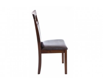 Стул деревянный Luiza dirty oak / dark brown