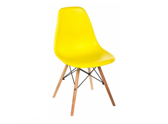 Стул Eames PC-015 желтый ножки дерево в Ростове-на-Дону