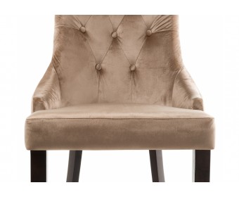 Стул Elegance dark walnut / fabric beige