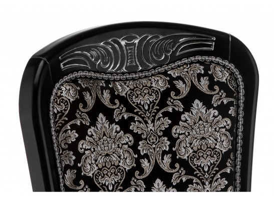 Стул Клето патина серебро / черный в Ростове-на-Дону