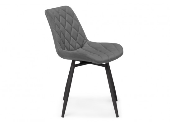 Стул на металлокаркасе Баодин К крутящийся темно-серый / черный в Ростове-на-Дону