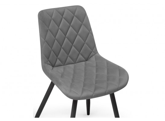 Стул на металлокаркасе Баодин К крутящийся темно-серый / черный в Ростове-на-Дону