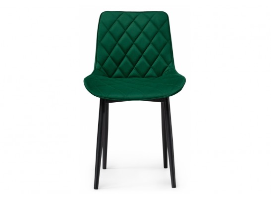 Стул на металлокаркасе Баодин велюр зеленый / черный в Ростове-на-Дону