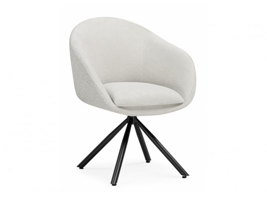 Стул на металлокаркасе Бартон 1 ткань мадера 2 / черный матовый в Ростове-на-Дону