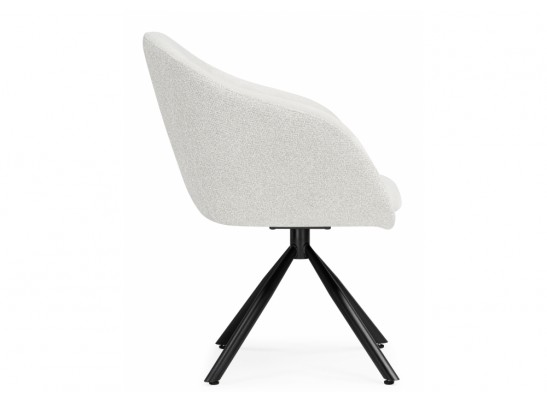 Стул на металлокаркасе Бартон 1 ткань мадера 2 / черный матовый в Ростове-на-Дону