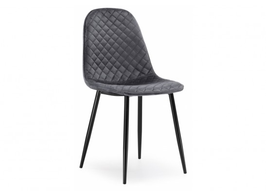 Стул на металлокаркасе Capri dark gray / black в Ростове-на-Дону