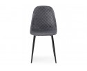 Стул на металлокаркасе Capri dark gray / black в Ростове-на-Дону