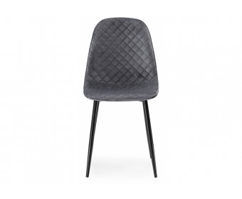 Стул на металлокаркасе Capri dark gray / black