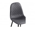 Стул на металлокаркасе Capri dark gray / black в Ростове-на-Дону