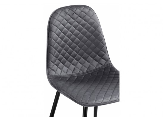 Стул на металлокаркасе Capri dark gray / black в Ростове-на-Дону Стул на металлокаркасе Capri dark gray / black в Ростове-на-Дону