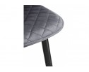 Стул на металлокаркасе Capri dark gray / black в Ростове-на-Дону