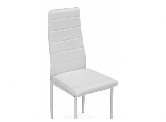 Стул на металлокаркасе DC2-001 искусственная кожа белый / белый в Ростове-на-Дону