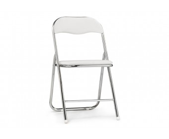 Стул на металлокаркасе Fold 1 складной white / chrome