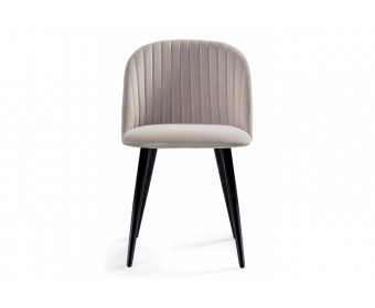 Стул на металлокаркасе Gabi 1 latte / black