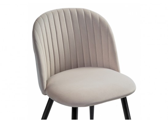 Стул на металлокаркасе Gabi 1 latte / black в Ростове-на-Дону