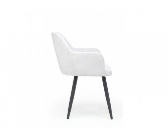 Стул на металлокаркасе Инфини 360 светло-серый (ocean 021) / черный