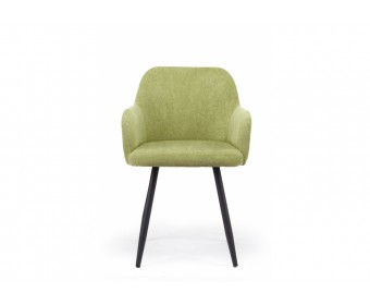 Стул на металлокаркасе Инфини зеленый (ocean 013) / черный