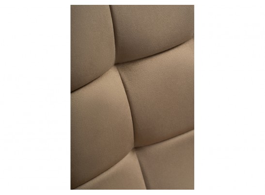 Стул на металлокаркасе Келми микровелюр светло-бежевый / черный глянец в Ростове-на-Дону