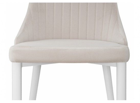 Стул на металлокаркасе Kora white / beige в Ростове-на-Дону