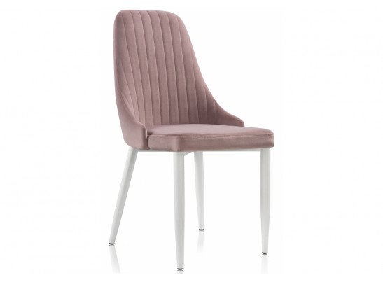 Стул на металлокаркасе Kora white / light purple в Ростове-на-Дону