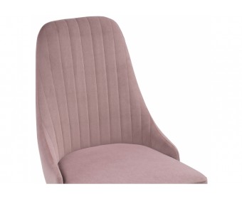 Стул на металлокаркасе Kora white / light purple