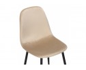 Стул на металлокаркасе Lilu dark beige / black в Ростове-на-Дону