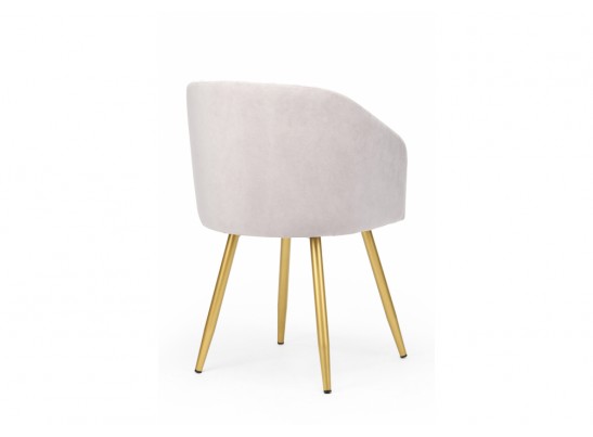 Стул на металлокаркасе Монер 360 светло-серый (glory 36) / золотой в Ростове-на-Дону