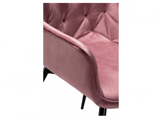 Стул на металлокаркасе Remo dark pink в Ростове-на-Дону