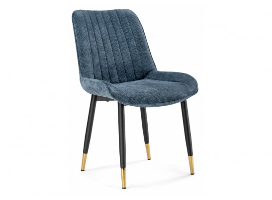 Стул на металлокаркасе Seda 1 blue / black / gold в Ростове-на-Дону