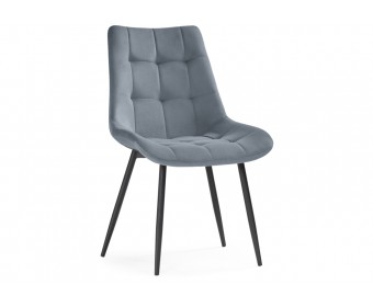 Стул на металлокаркасе Sidra gray / black