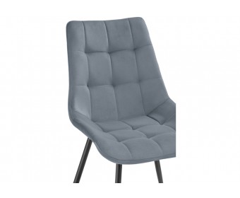 Стул на металлокаркасе Sidra gray / black