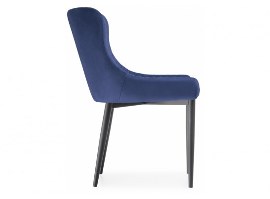 Стул на металлокаркасе Teo dark blue / black в Ростове-на-Дону