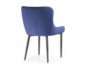 Стул на металлокаркасе Teo dark blue / black в Ростове-на-Дону