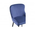 Стул на металлокаркасе Teo dark blue / black в Ростове-на-Дону