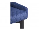 Стул на металлокаркасе Teo dark blue / black в Ростове-на-Дону