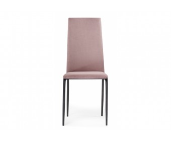 Стул на металлокаркасе Tod black / light purple