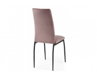 Стул на металлокаркасе Tod black / light purple