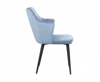 Стул на металлокаркасе Velen light blue