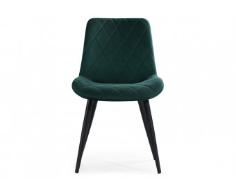 Стул на металлокаркасе Fox green / black