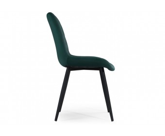 Стул на металлокаркасе Fox green / black
